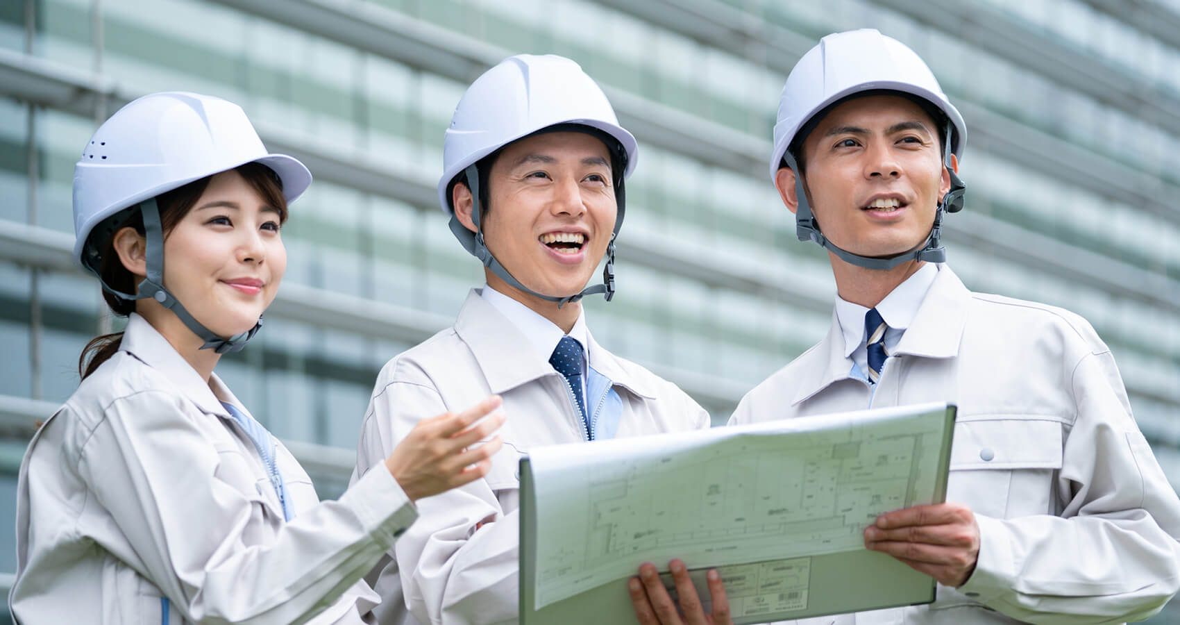 正社員 意匠設計 建築施工管理 土木施工管理 設備施工管理 管工事施工管理 給排水工事施工管理 空調工事施工管理 電気工事施工管理 電気工事 造園工事施工管理 CADオペレーター 建築測量 測量士求人イメージ